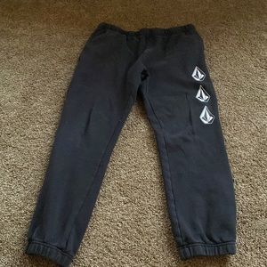 Volcom youth black sweatpants (Y14/XL)